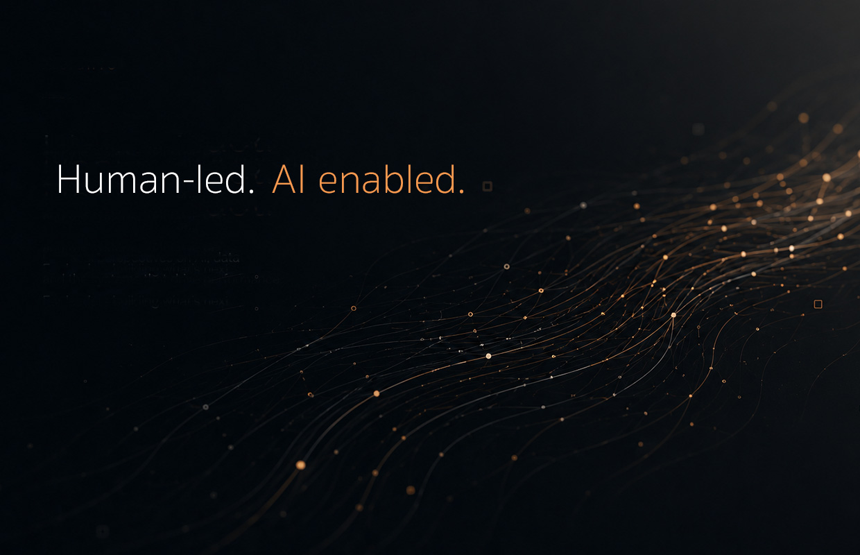 Keido Insights banner representing AI systems, analysis and transformation